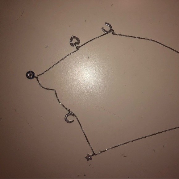 5 Shape Diamond Necklace - Picture 1 of 7